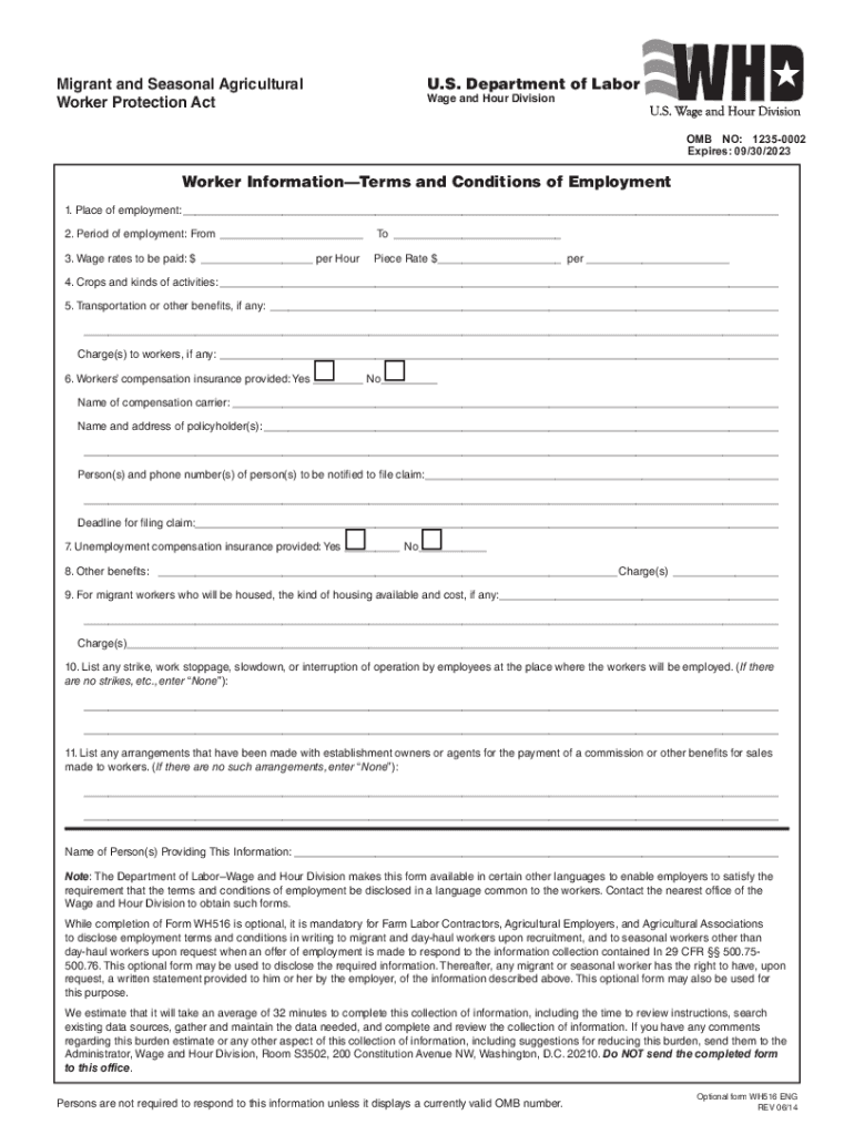  Form 516 2014-2024
