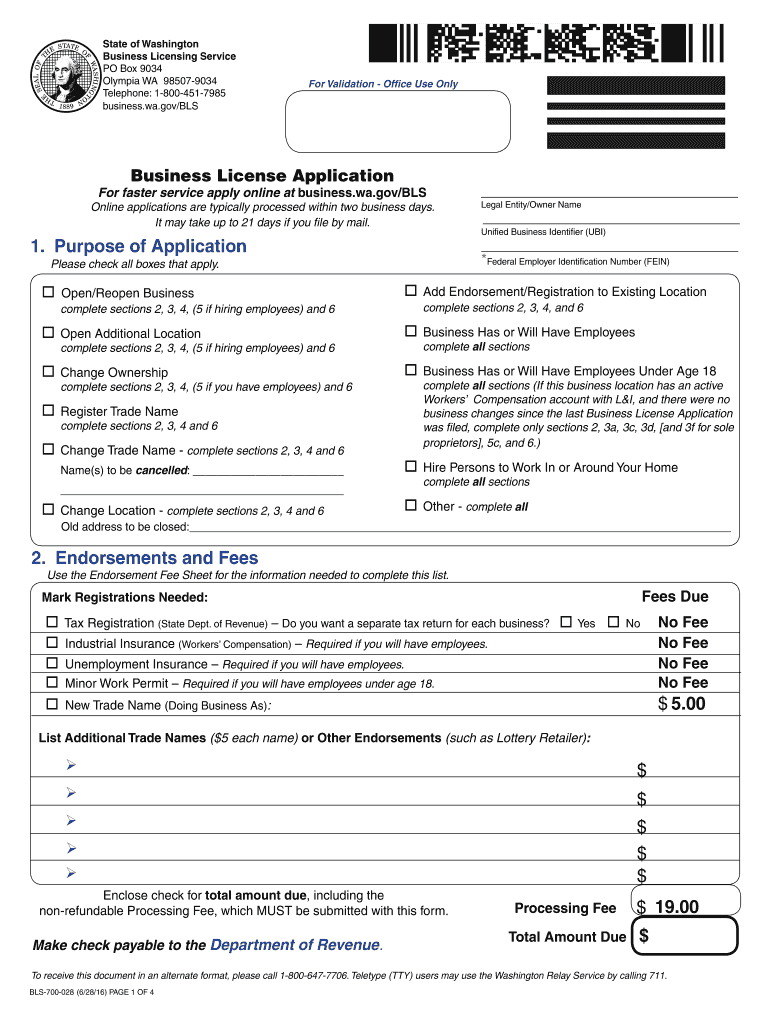 Fillable US Washington Tax Forms Samples to Complete