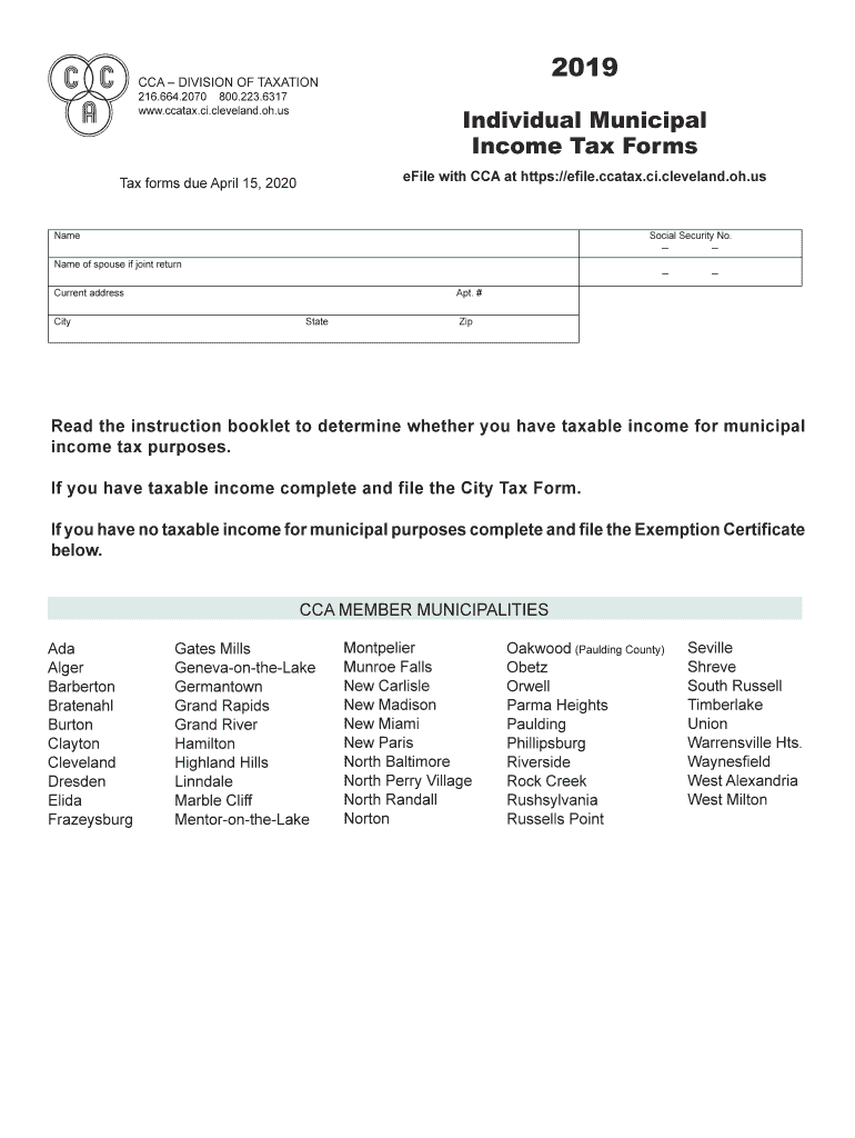  Cca Division of Taxation Forms 2019