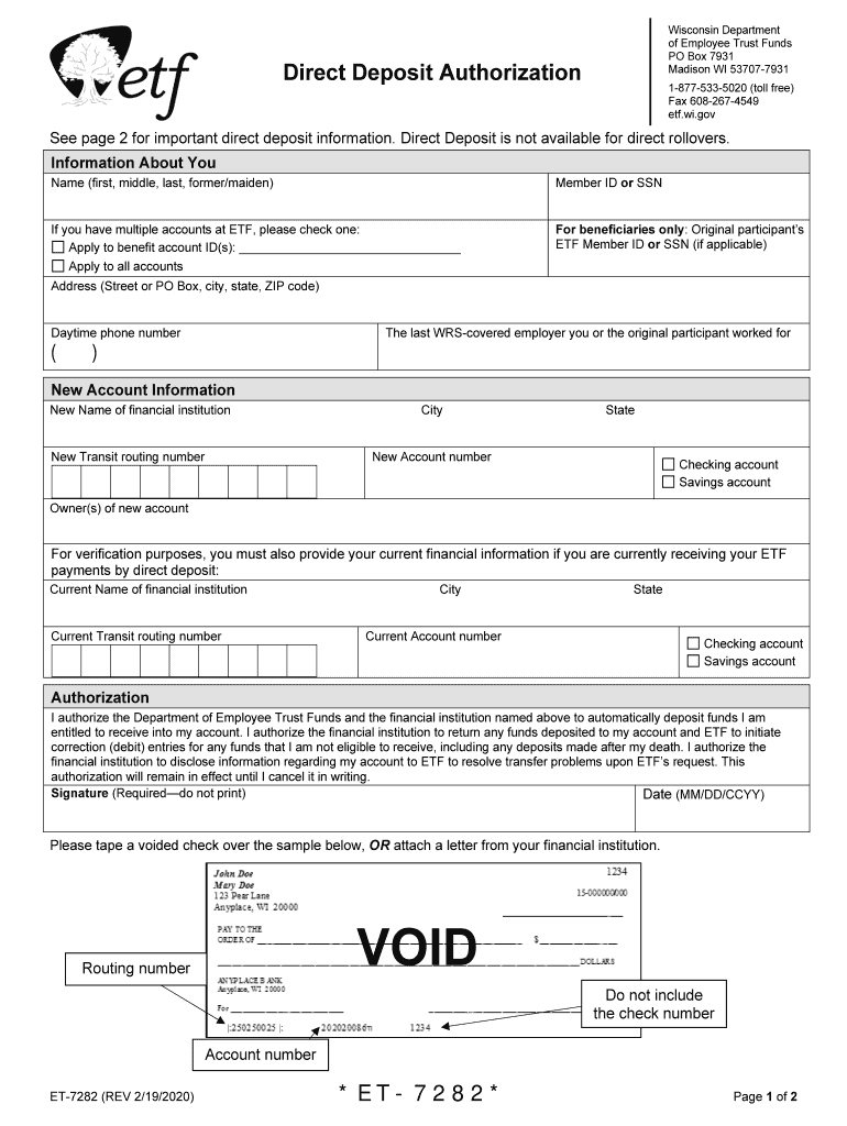 Etf Wi Gov Tax Withholding Form 2020-2023