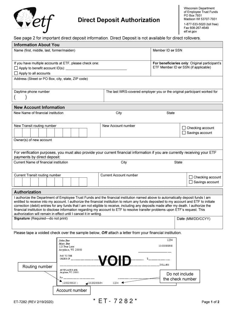  Etf Wi Gov Tax Withholding Form 2020-2024