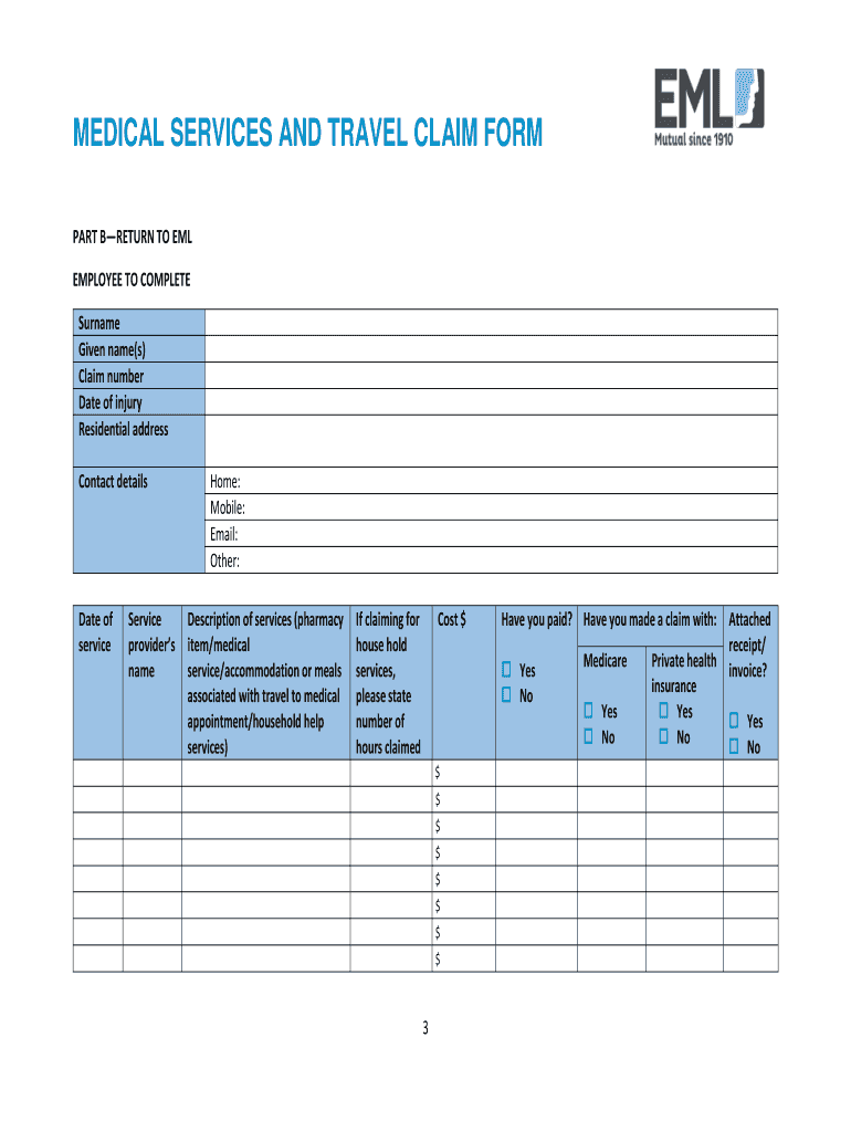 Eml Travel Form