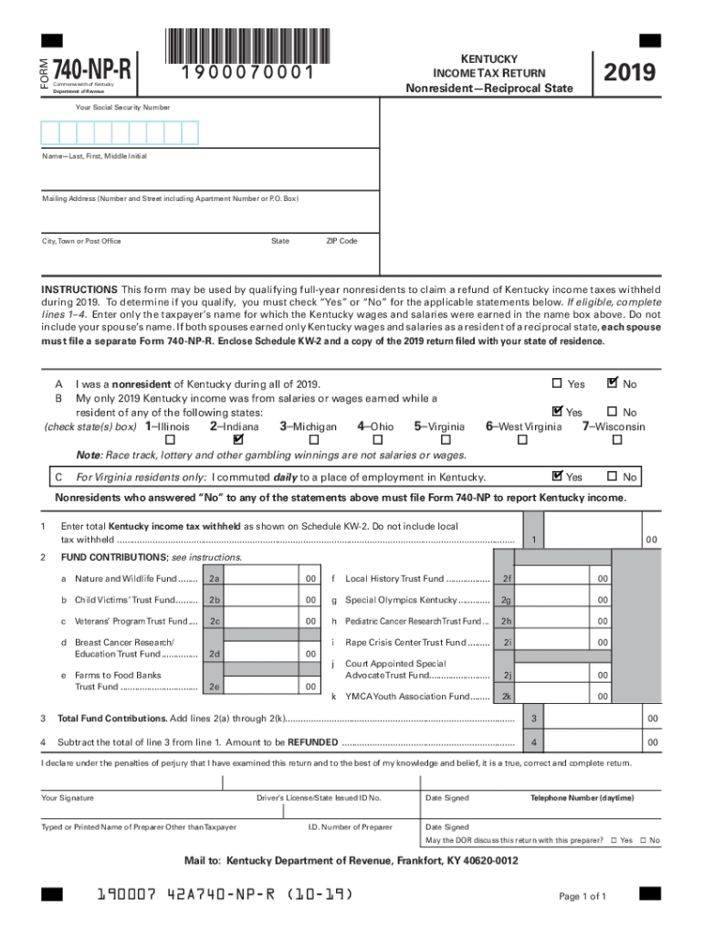  740 NP R 2019