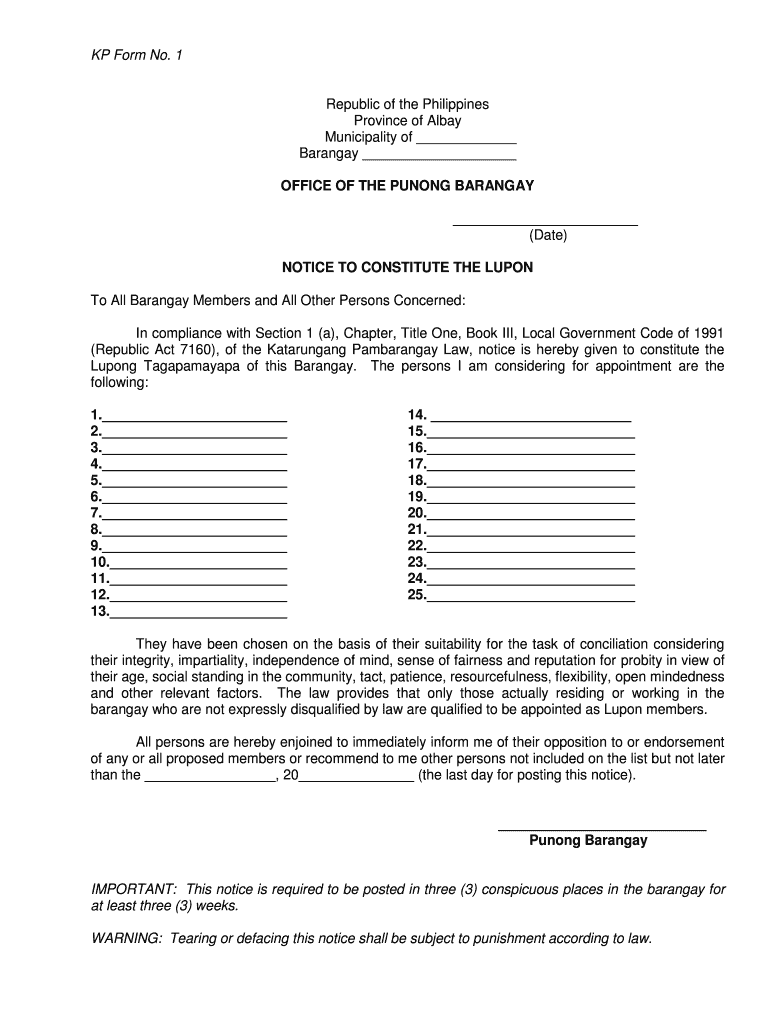 Kp Forms