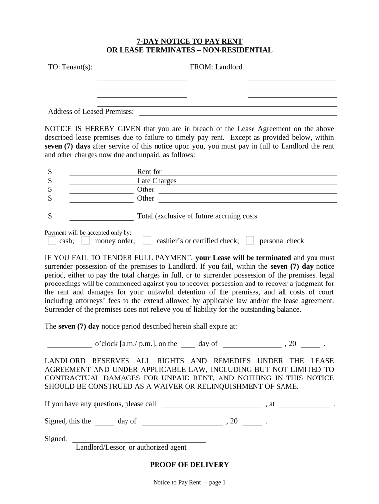 Alaska Notice  Form