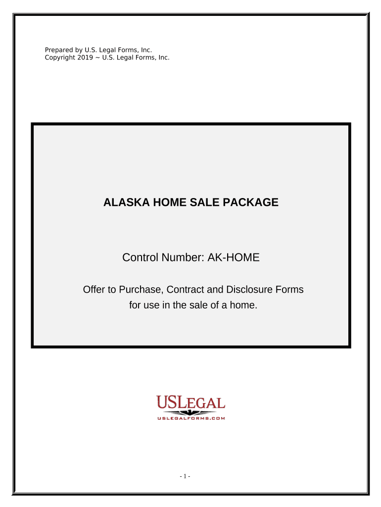 Real Estate Home Sales Package with Offer to Purchase, Contract of Sale, Disclosure Statements and More for Residential House Al  Form