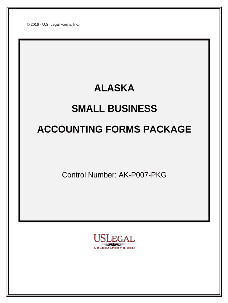 Small Business Accounting Package Alaska  Form