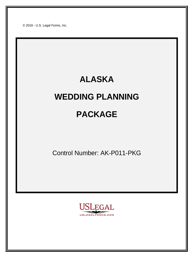 Wedding Planning or Consultant Package Alaska  Form
