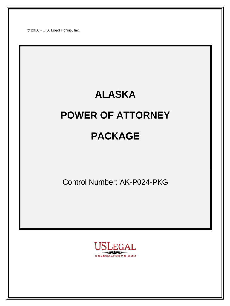 Power of Attorney Forms Package Alaska