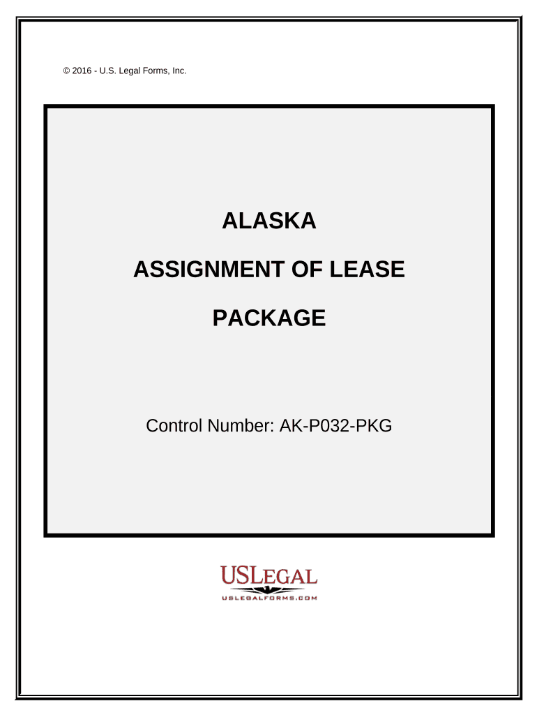 Assignment of Lease Package Alaska  Form