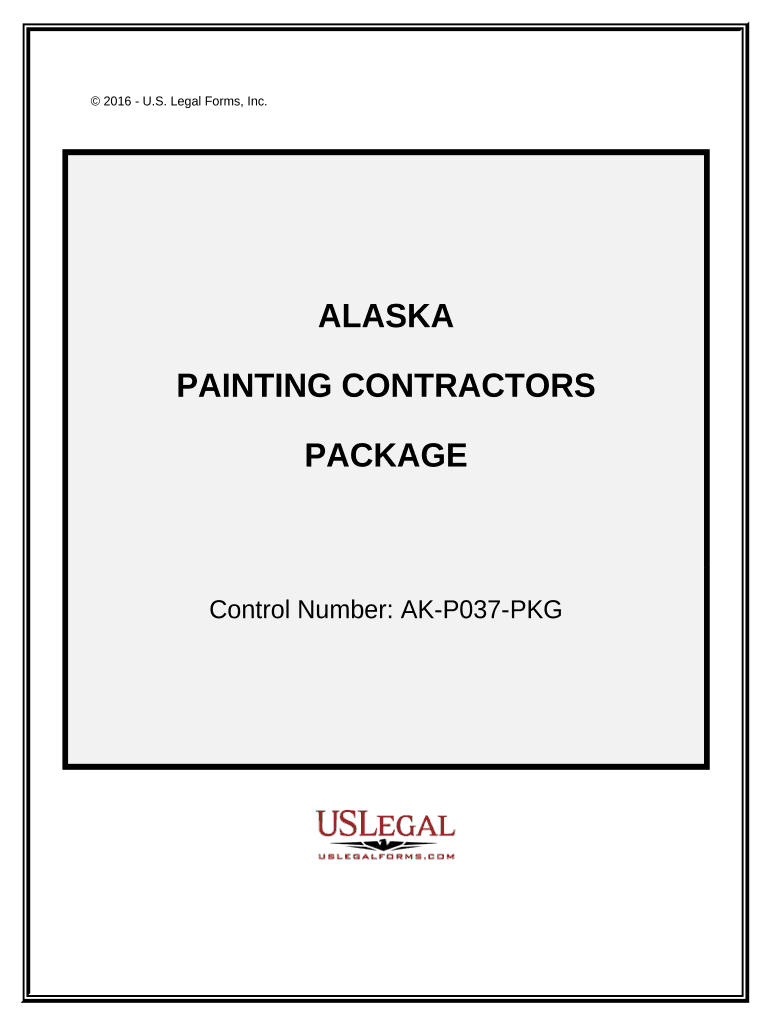 Painting Contractor Package Alaska Form