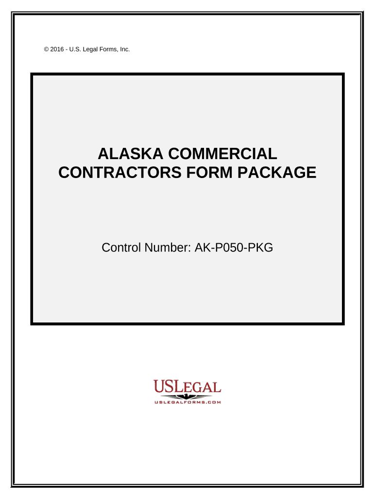 Commercial Contractor Package Alaska  Form
