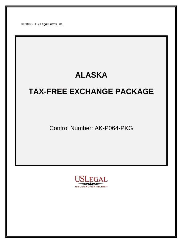 Tax Exchange Package Alaska  Form