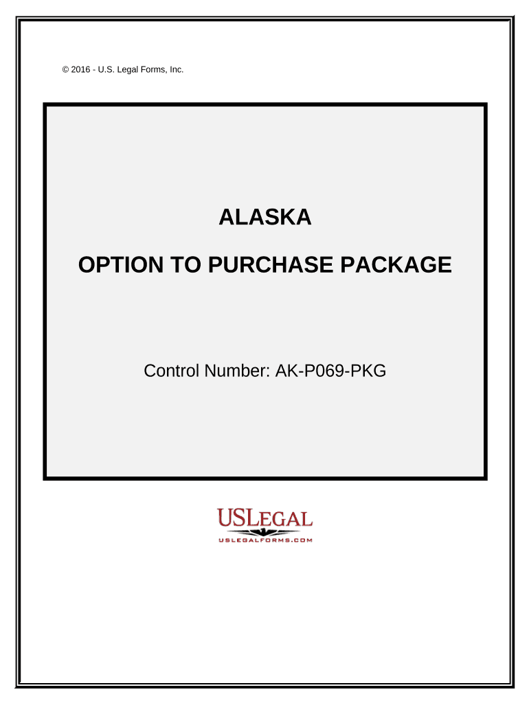Option to Purchase Package Alaska  Form