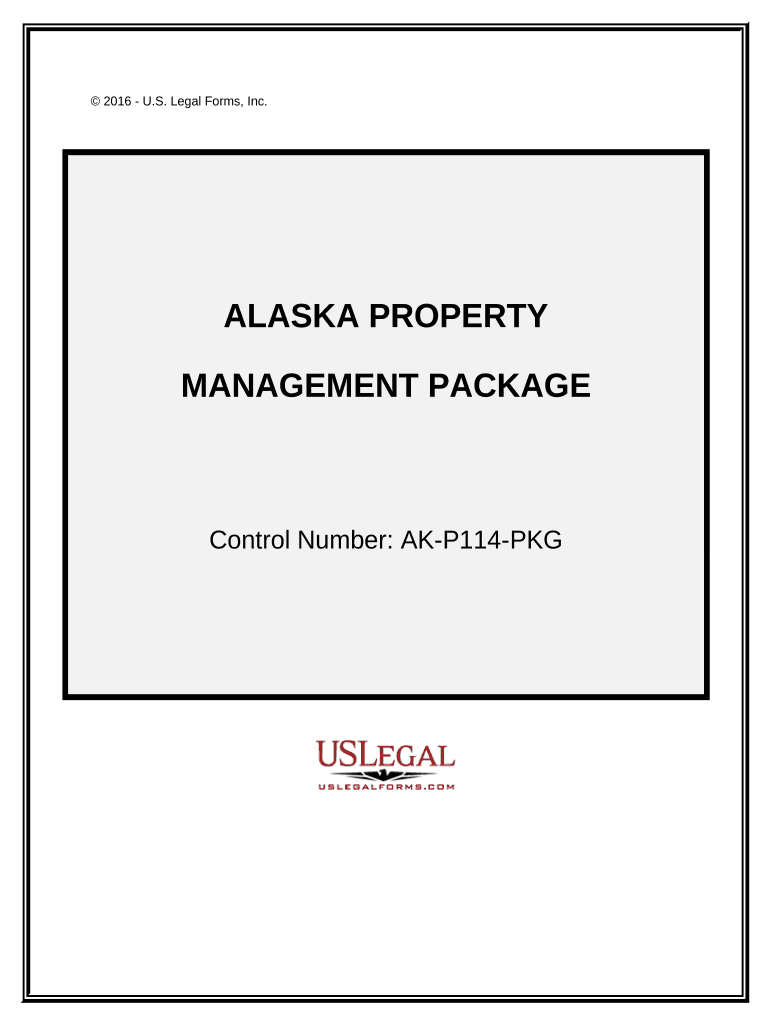 Alaska Property Management Package Alaska  Form