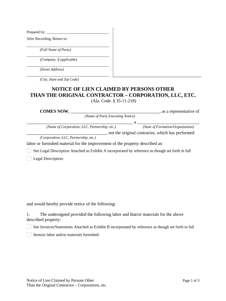 Corporation Limited Liability  Form