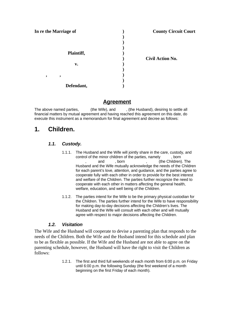 Alabama Separation  Form