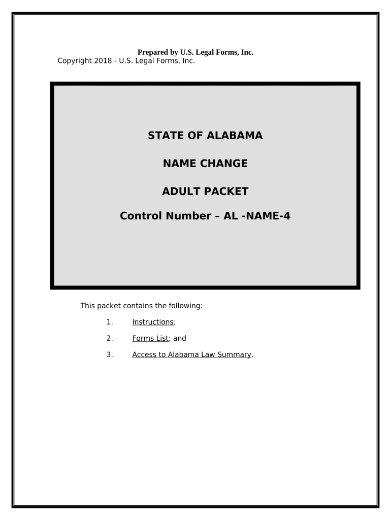 Alabama Change  Form