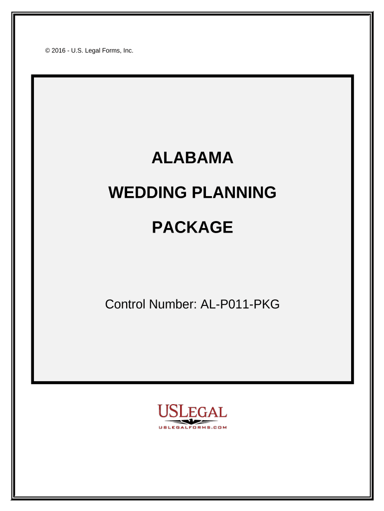 Wedding Planning or Consultant Package Alabama  Form