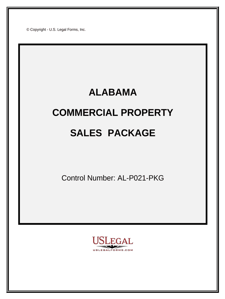 Commercial Property Sales Package Alabama  Form