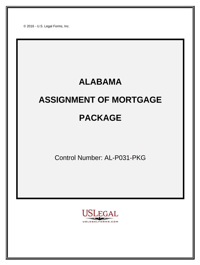 Assignment of Mortgage Package Alabama  Form