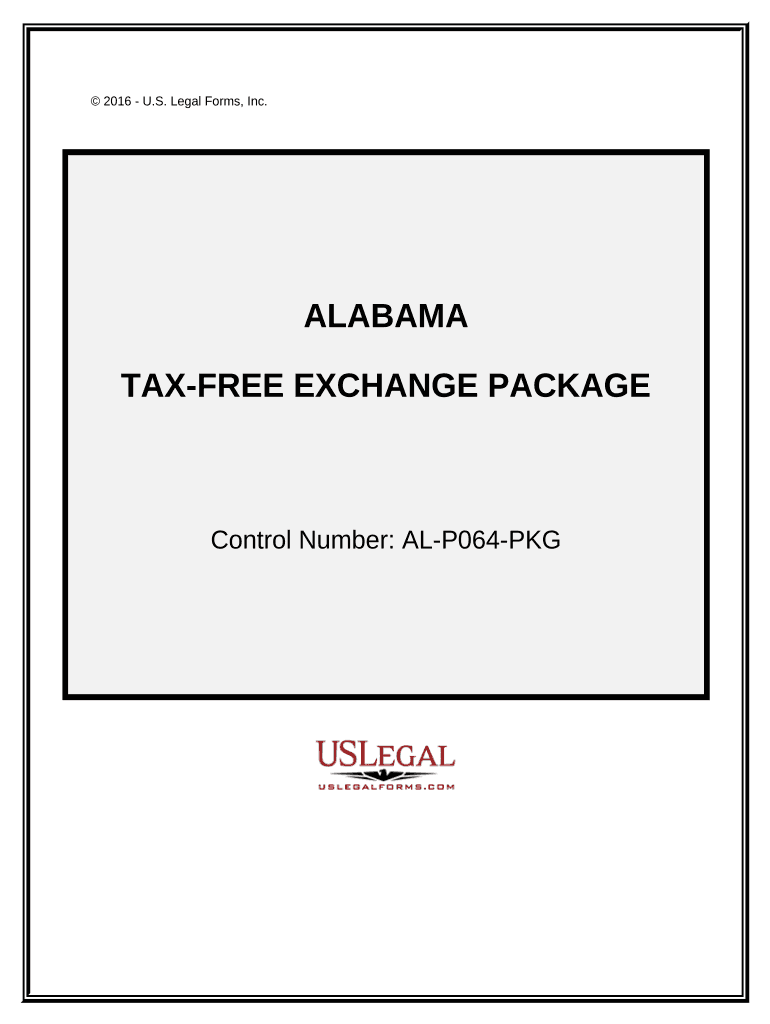 Tax Exchange Package Alabama  Form