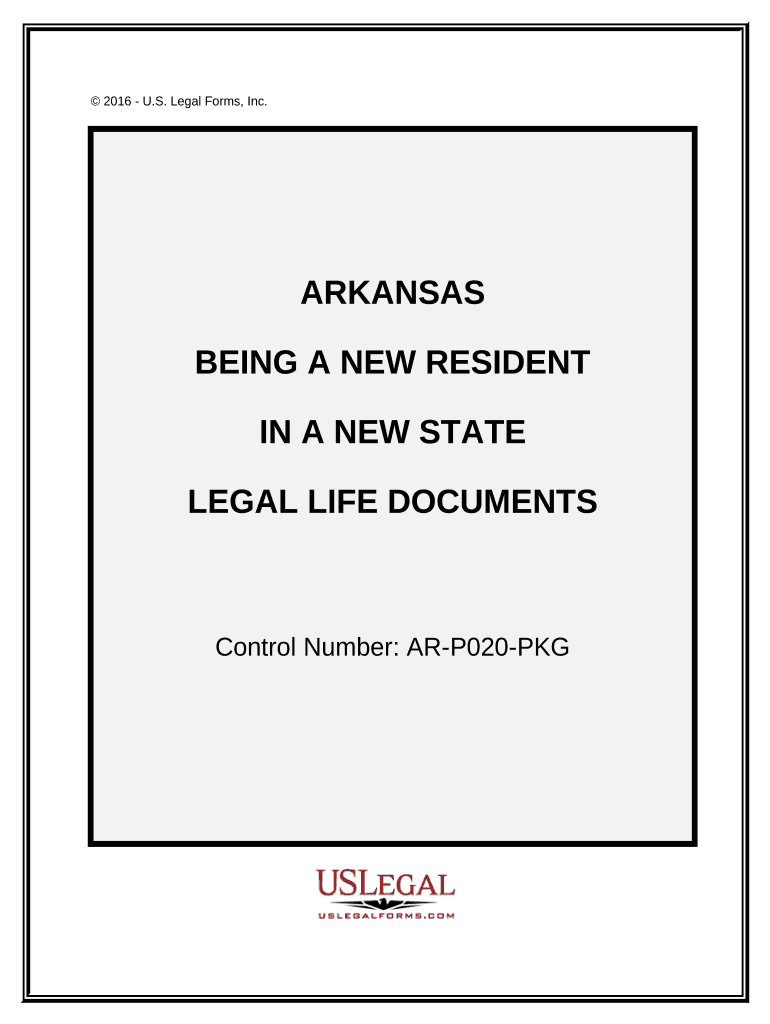 New State Resident Package Arkansas  Form