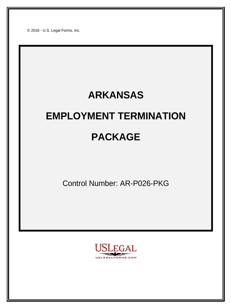 Employment or Job Termination Package Arkansas  Form