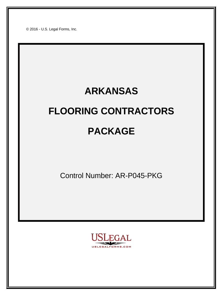 Flooring Contractor Package Arkansas  Form
