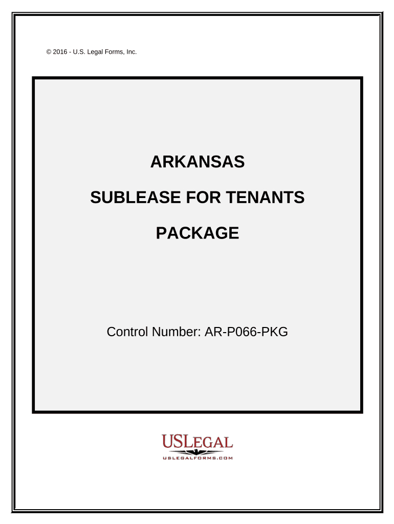 Ar Sublease  Form