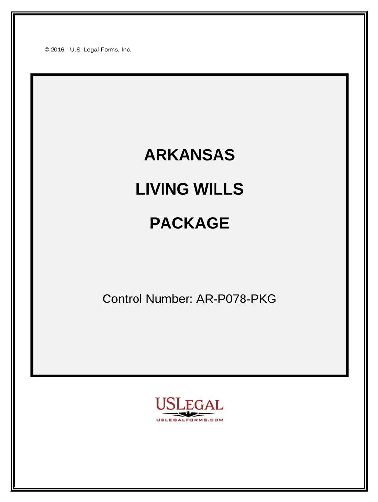Living Wills and Health Care Package Arkansas  Form