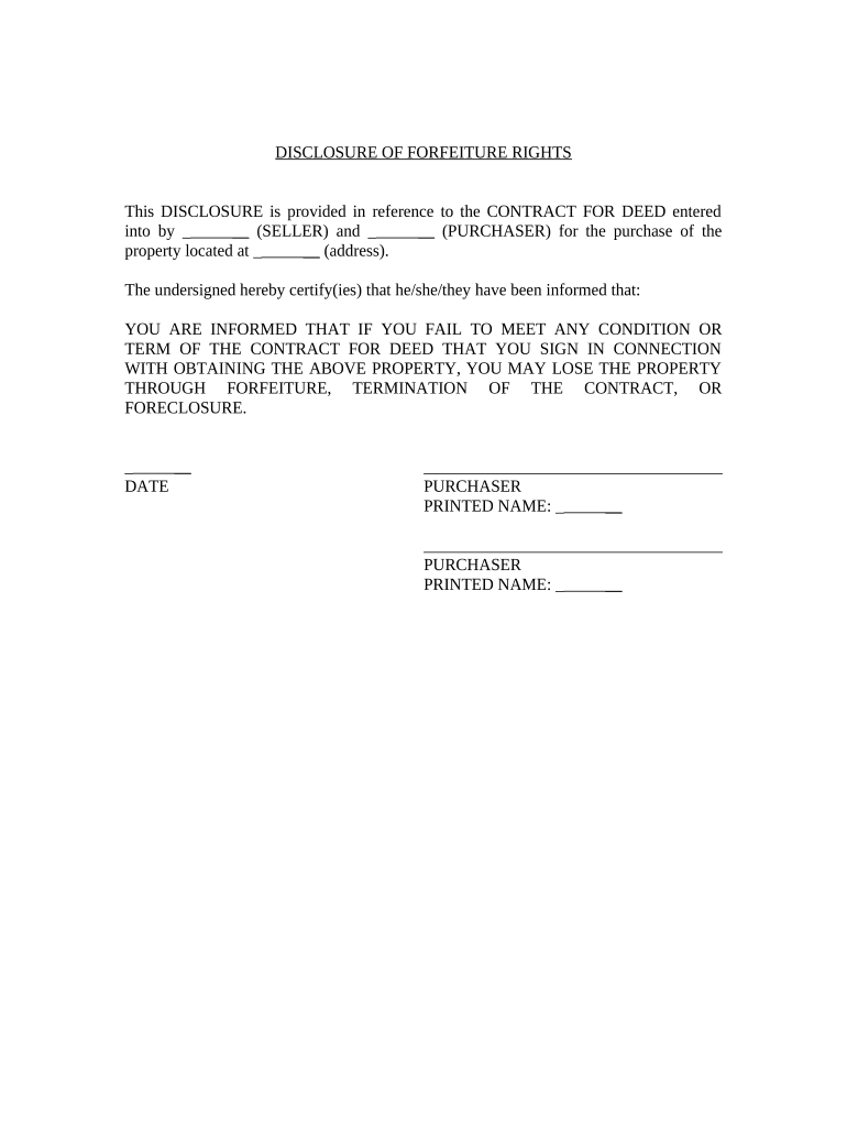 Arizona Seller Disclosure Statement  Form