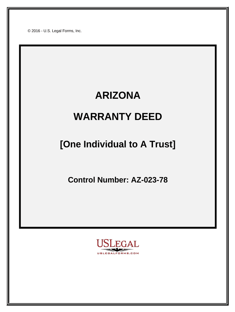 Az Warranty Deed  Form