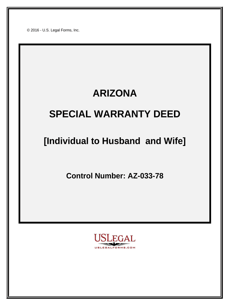 Special Warranty Deed Arizona  Form