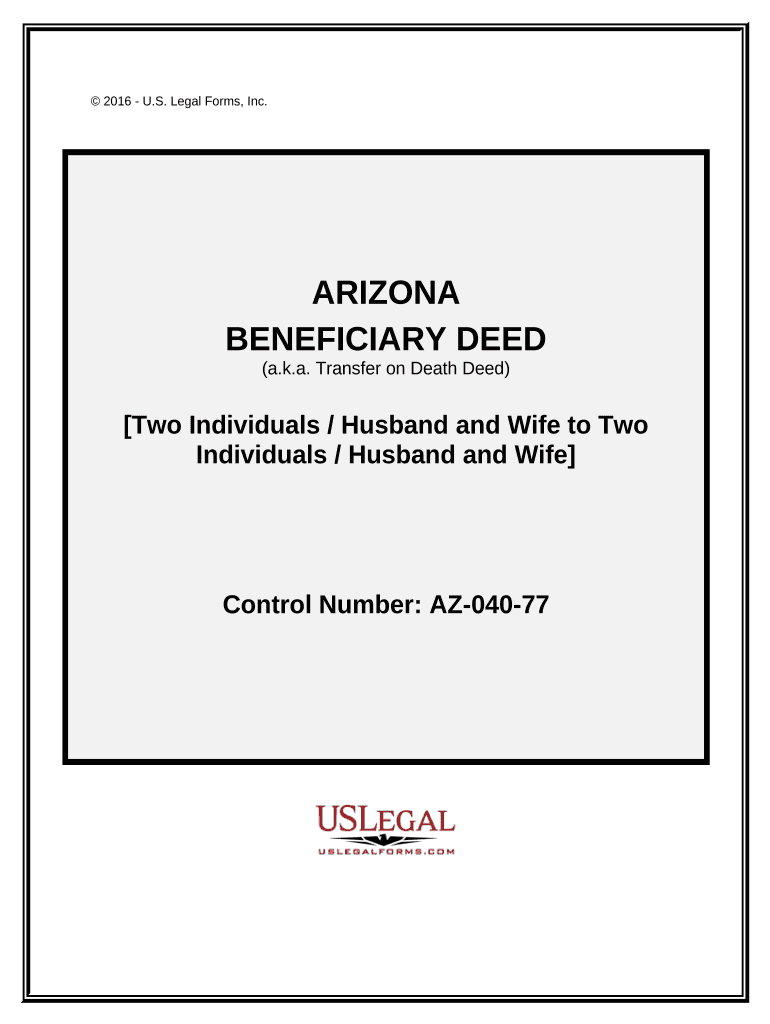 Arizona Death Deed  Form