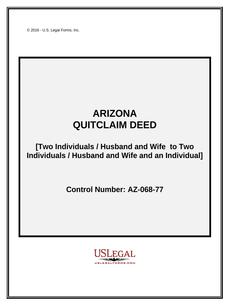 Quitclaim Deed Form Arizona