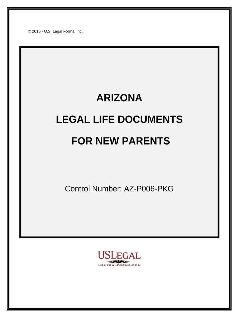 Essential Legal Life Documents for New Parents Arizona Form