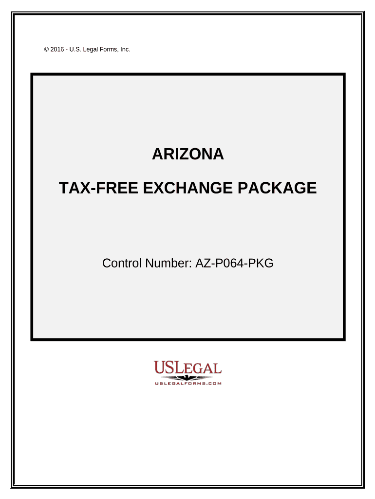 Tax Exchange Package Arizona  Form