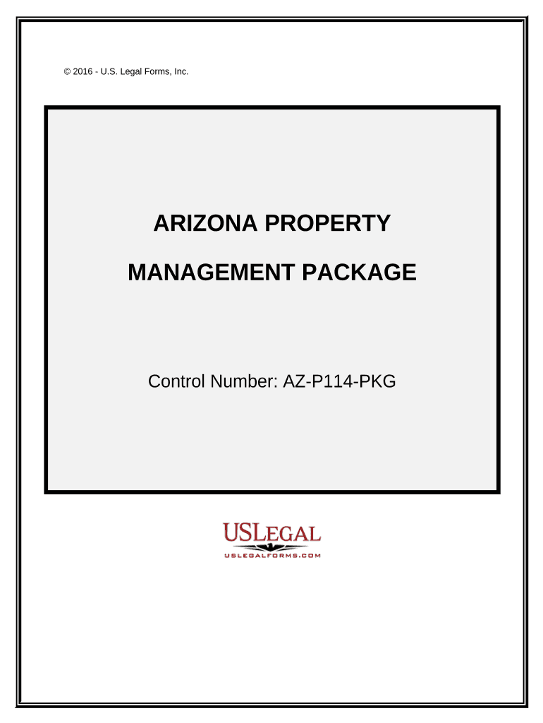Arizona Property Management Package Arizona  Form