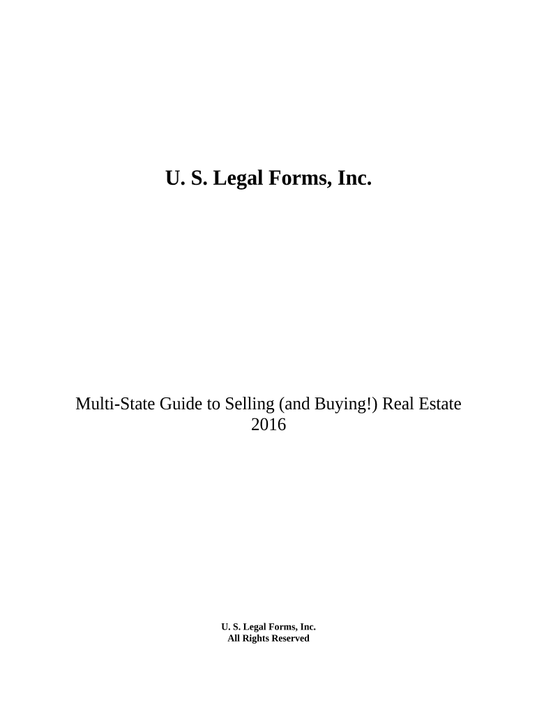 LegalLife Multistate Guide and Handbook for Selling or Buying Real Estate California  Form