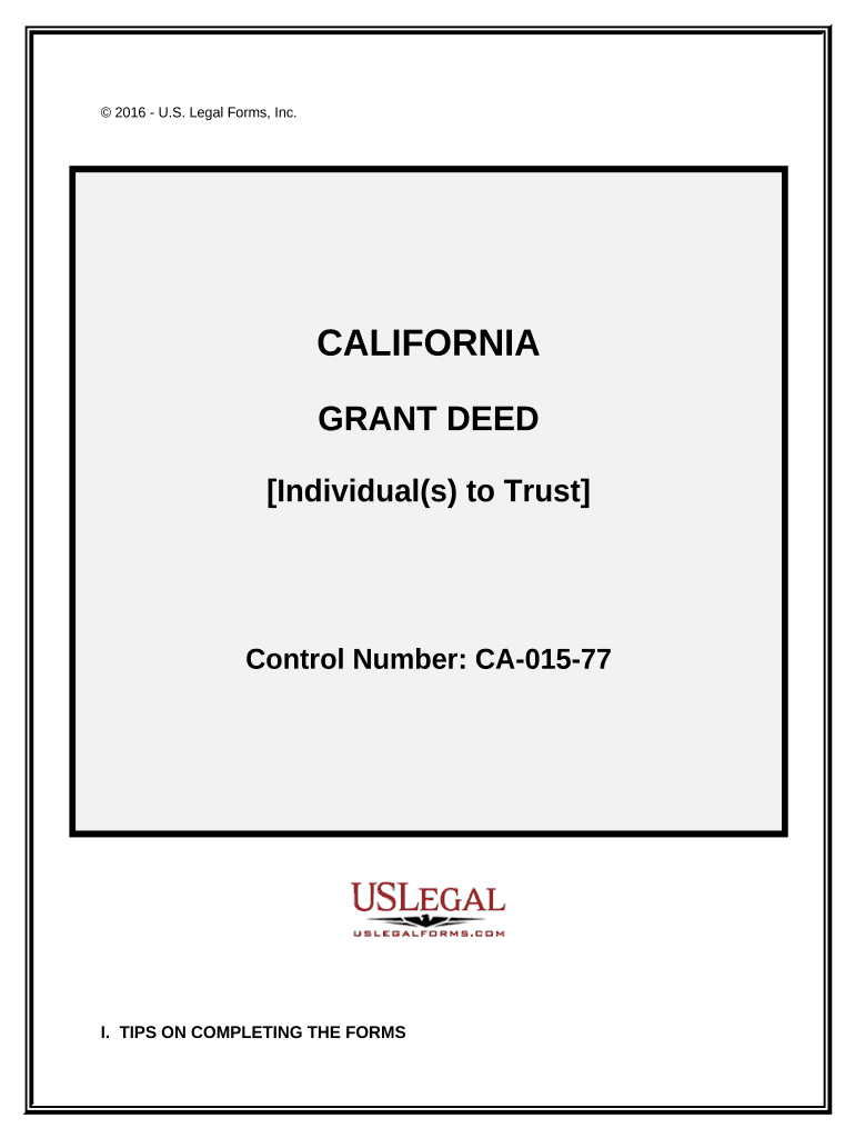 Grant Deed Trust  Form