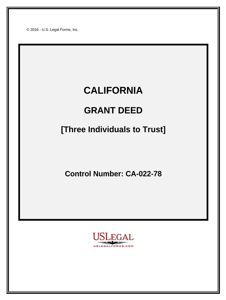 Grant Deed Trust California  Form