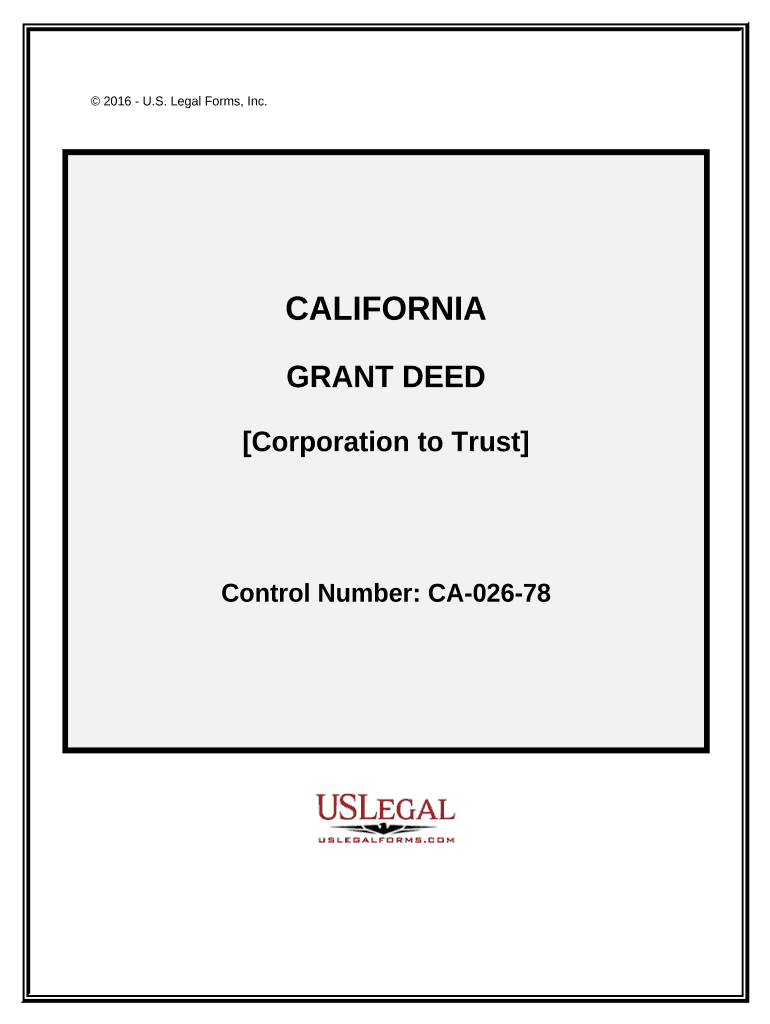 Grant Deed Form California