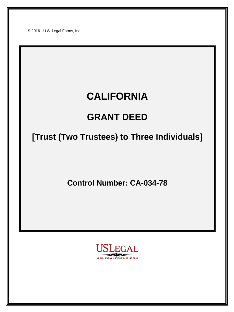 Grant Deed Trust  Form