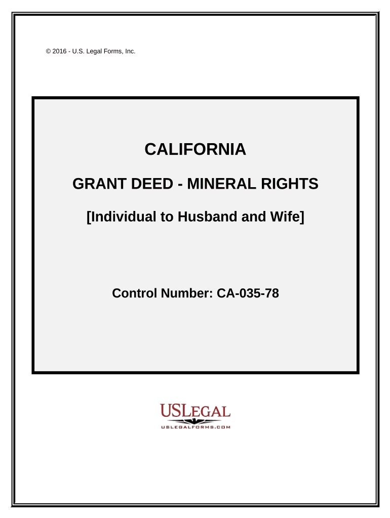 Mineral Rights  Form