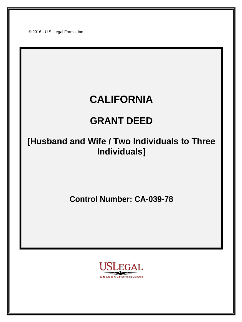 Grant Deed Form California