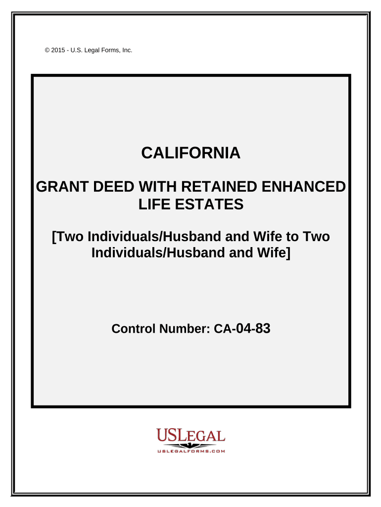 Life Estate Grant  Form