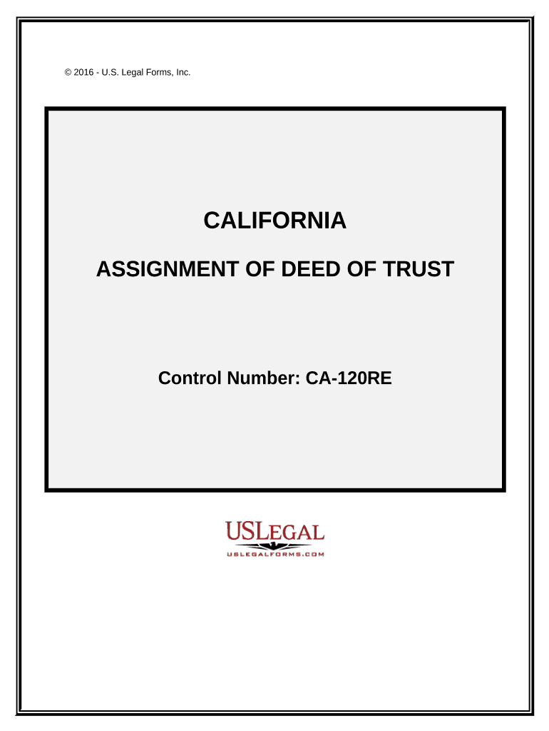 Assignment of Deed of Trust by Individual Mortgage Holder California  Form