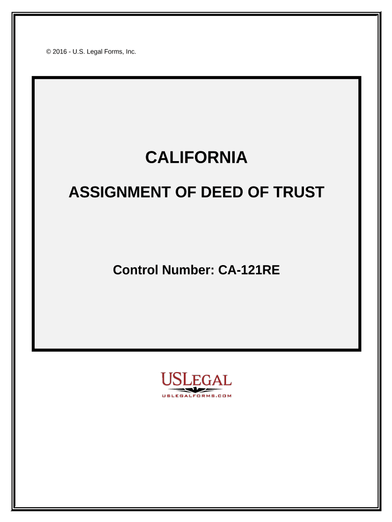 Assignment Deed Trust  Form