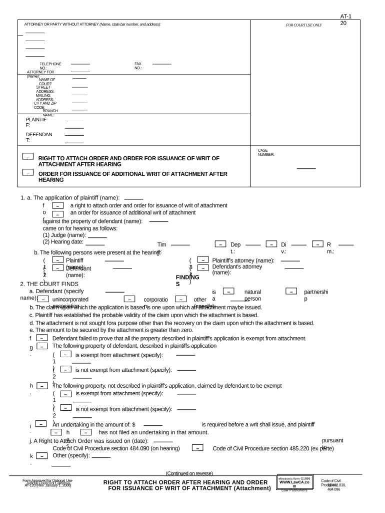 Attach Attachment Document  Form